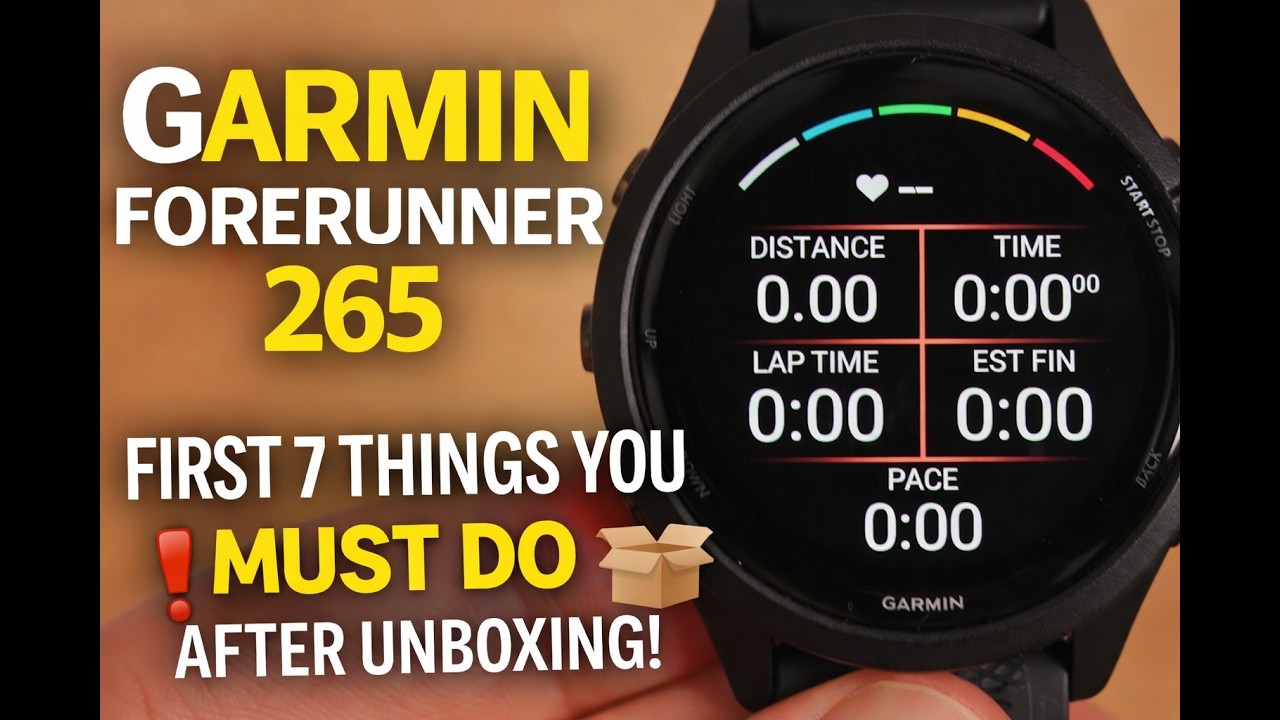 Garmin Forerunner 265 Unboxing